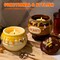 LET’S Resin Honey Jar Resin Molds Silicone, Large Resin Jar Molds with Lid and Bee, Honeycomb Shape Jar Molds for Epoxy Resin Casting Craft, Container Pot,Candle Holder,Party Favors,Christmas Gifts